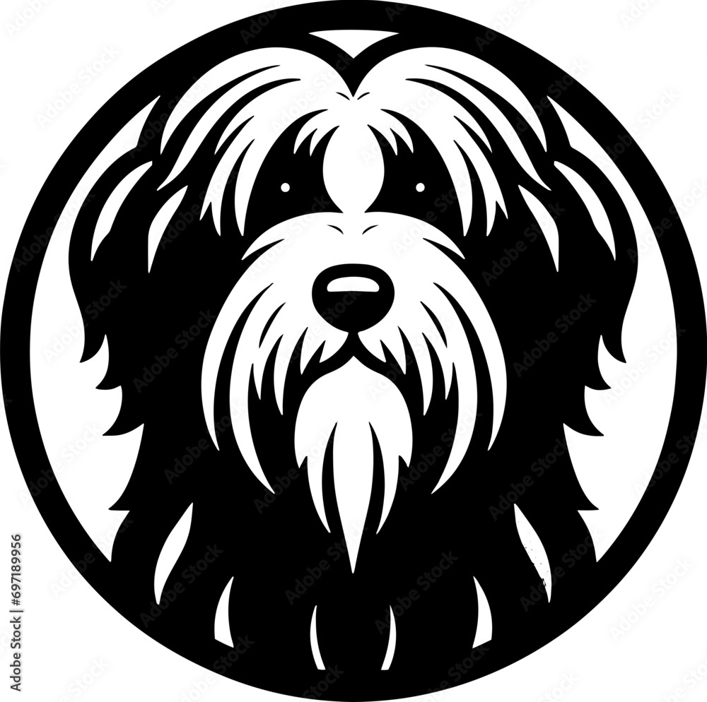 Fototapeta premium Polish Lowland Sheepdog icon 8