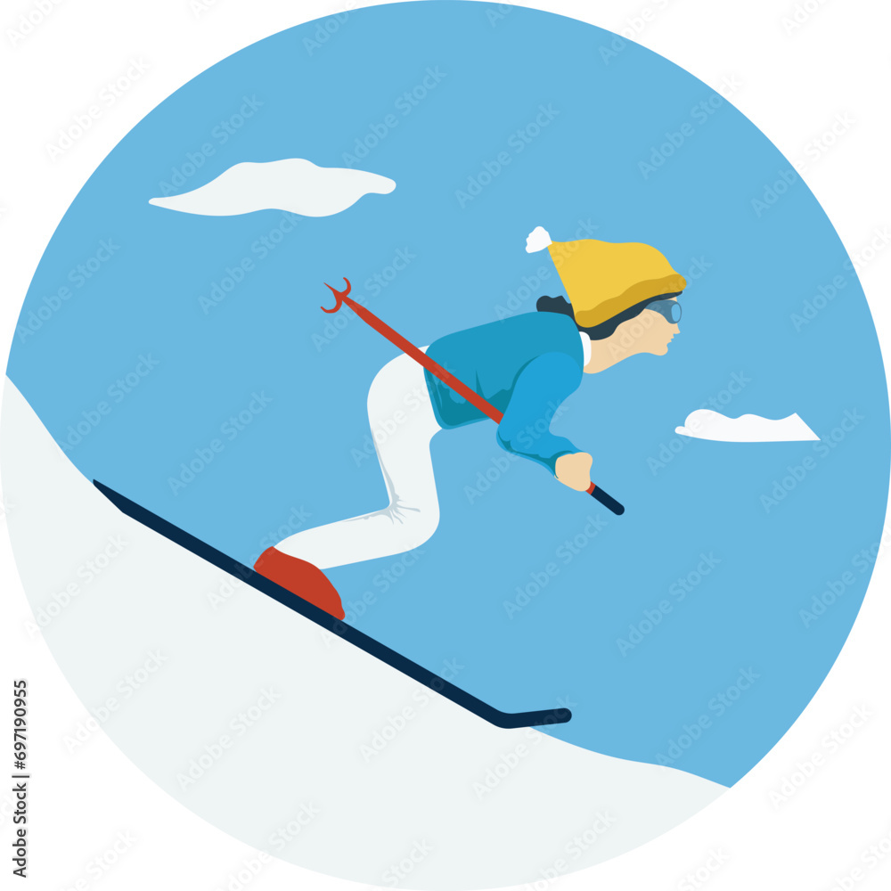 snowboarder jumping in the air. sports icon vector, sports icon png, sports symbols. athletics, fun, game, exercise, play, physical activity, basketball and pong racket vector icon design.