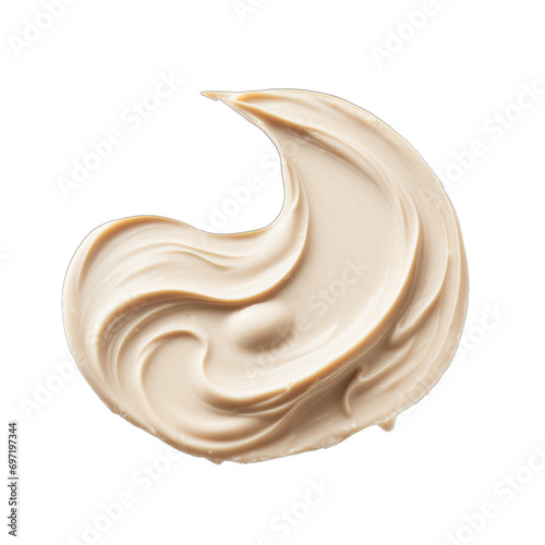 vanilla cream with chocolate