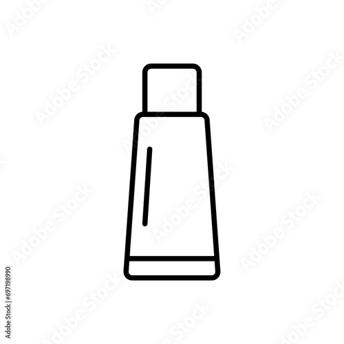 Toothpaste icons, dentist minimalist vector illustration ,simple transparent graphic element .Isolated on white background