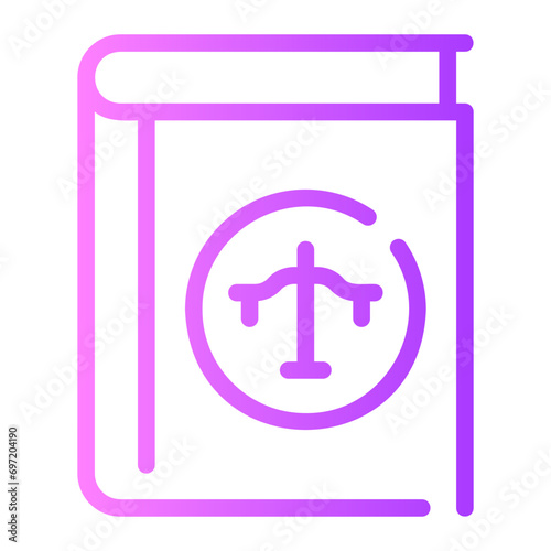 justice gradient icon