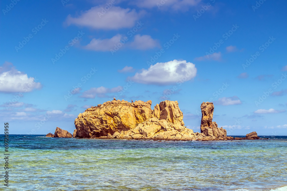Majestic Ocean Scene on the Coast in Rimel, Bizerte, Tunisia
