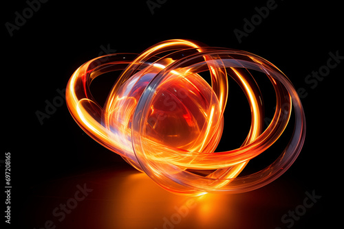 abstract fire ball