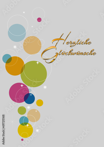 Vorlage bunte Kreise 8