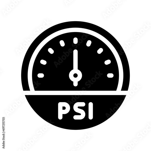 pressure glyph icon