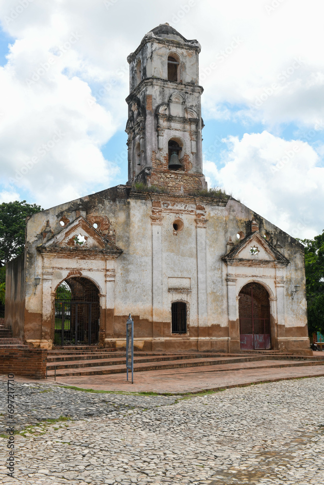 View at Saint Ana church of Trinidad in Cuba