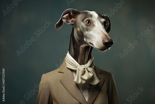 A Businessman With A Dog Head © Zaleman