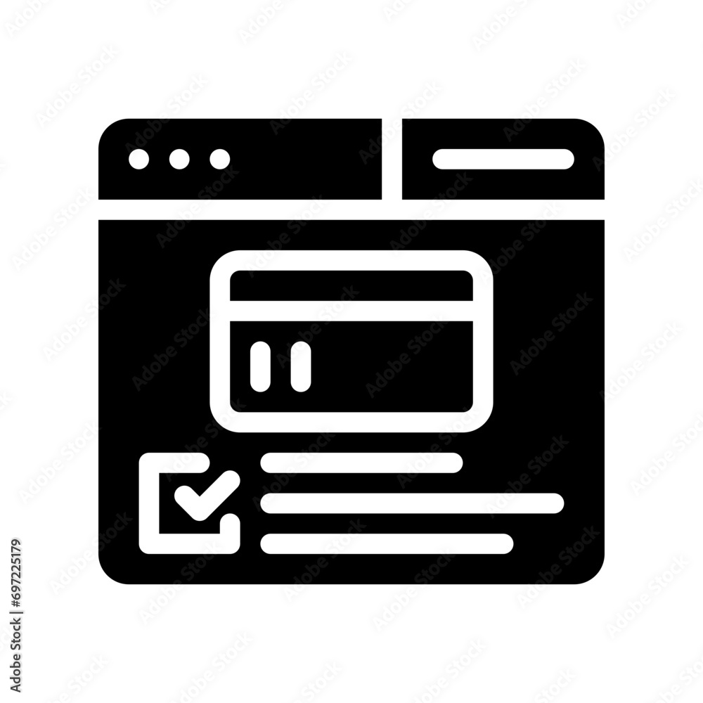 payment glyph icon payment glyph icon