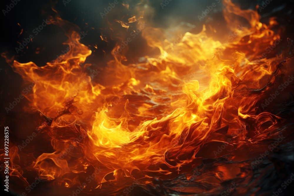 a close up of fire on black background a close up of fire on black background