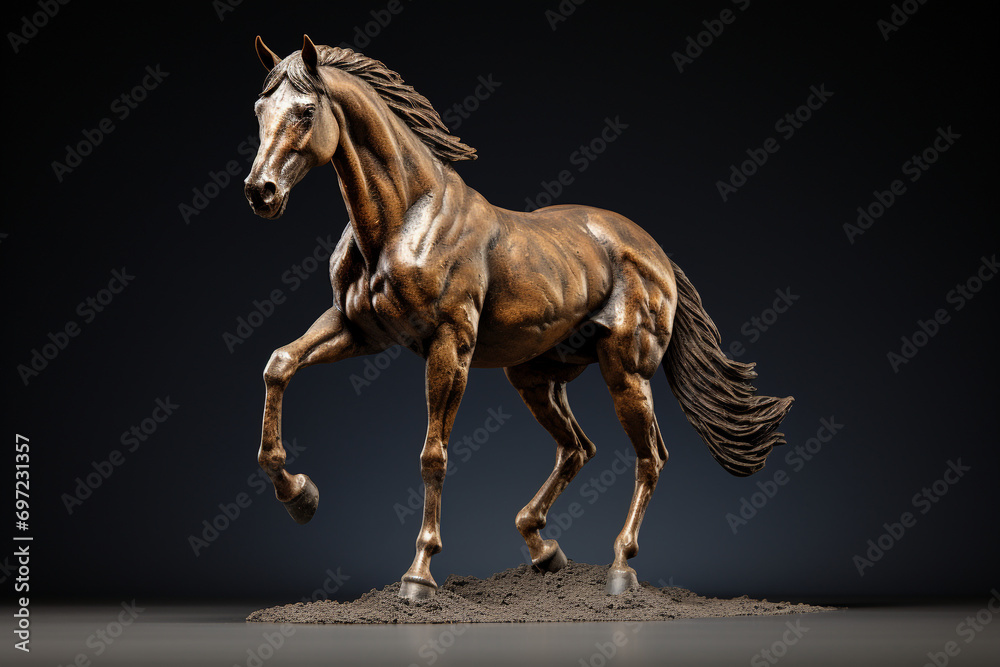 the figurine of a horse