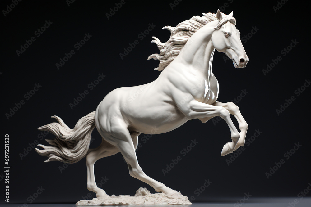 the figurine of a horse the figurine of a horse