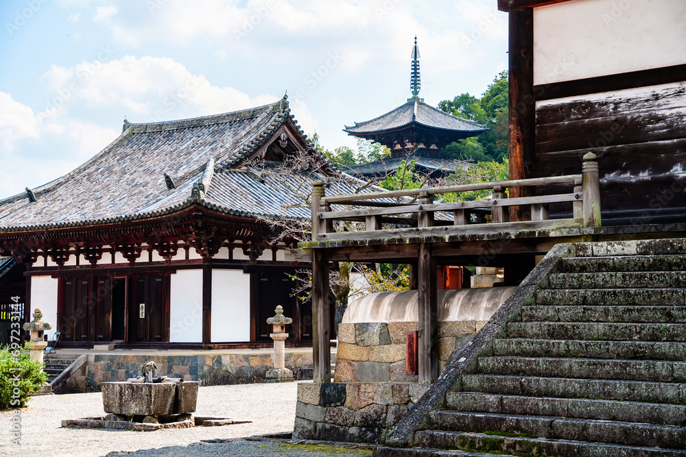 Obraz premium 【奈良県】葛城市 當麻寺 (2023/10/17撮影)