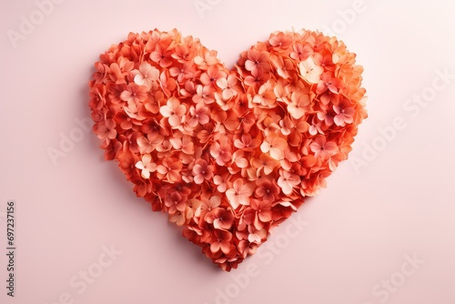 Valentine's Day - a heart of flowers