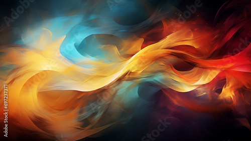 Beautiful abstract background. Generativa ai