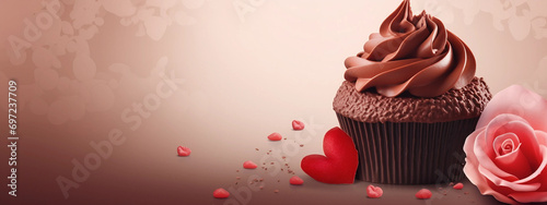 valentine day chocolate cake