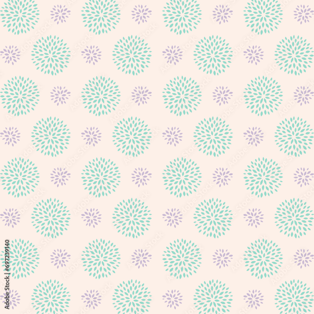 Floral vector design repeating pattern vector illustration background