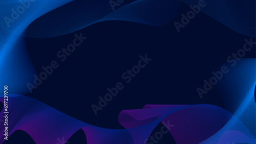 abstract blue and purple waves line none color effect on a dark background, abstract a background  photo