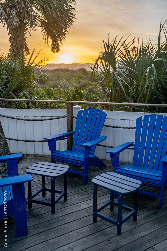 Obraz premium adirondack chairs