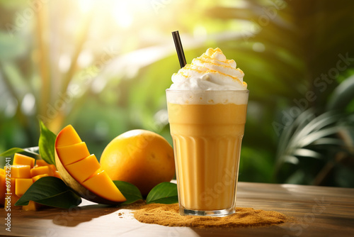 Summer Drink Mango Frappuccino