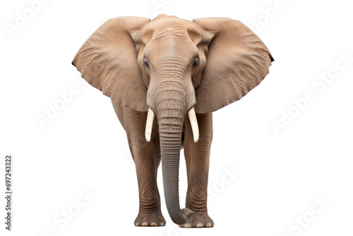 An elephant isolated on a white background