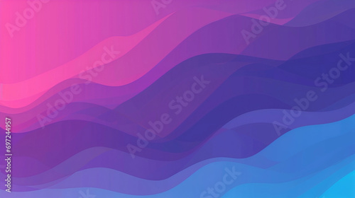 Flat shapeless abstract purple blue pink background gradient wallpaper