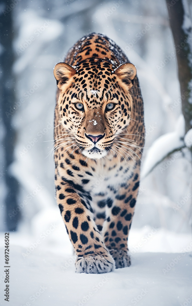 leopardo na neve leopardo na neve