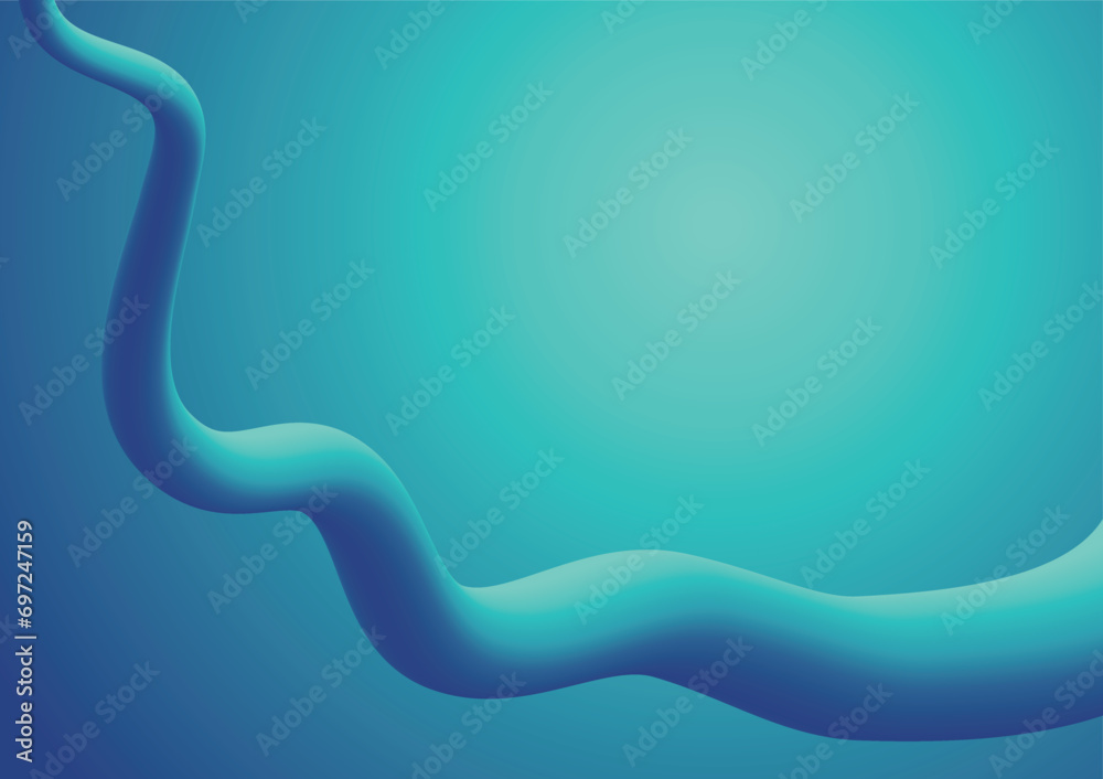 Abstract blue futuristic fluid background with flow. Vector Illustration Abstract blue futuristic fluid background with flow. Vector Illustration