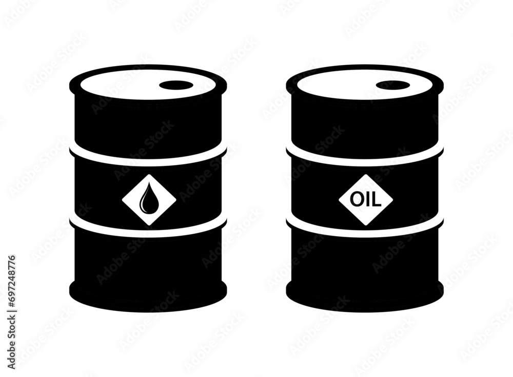 oil barrel icons oil barrel icons