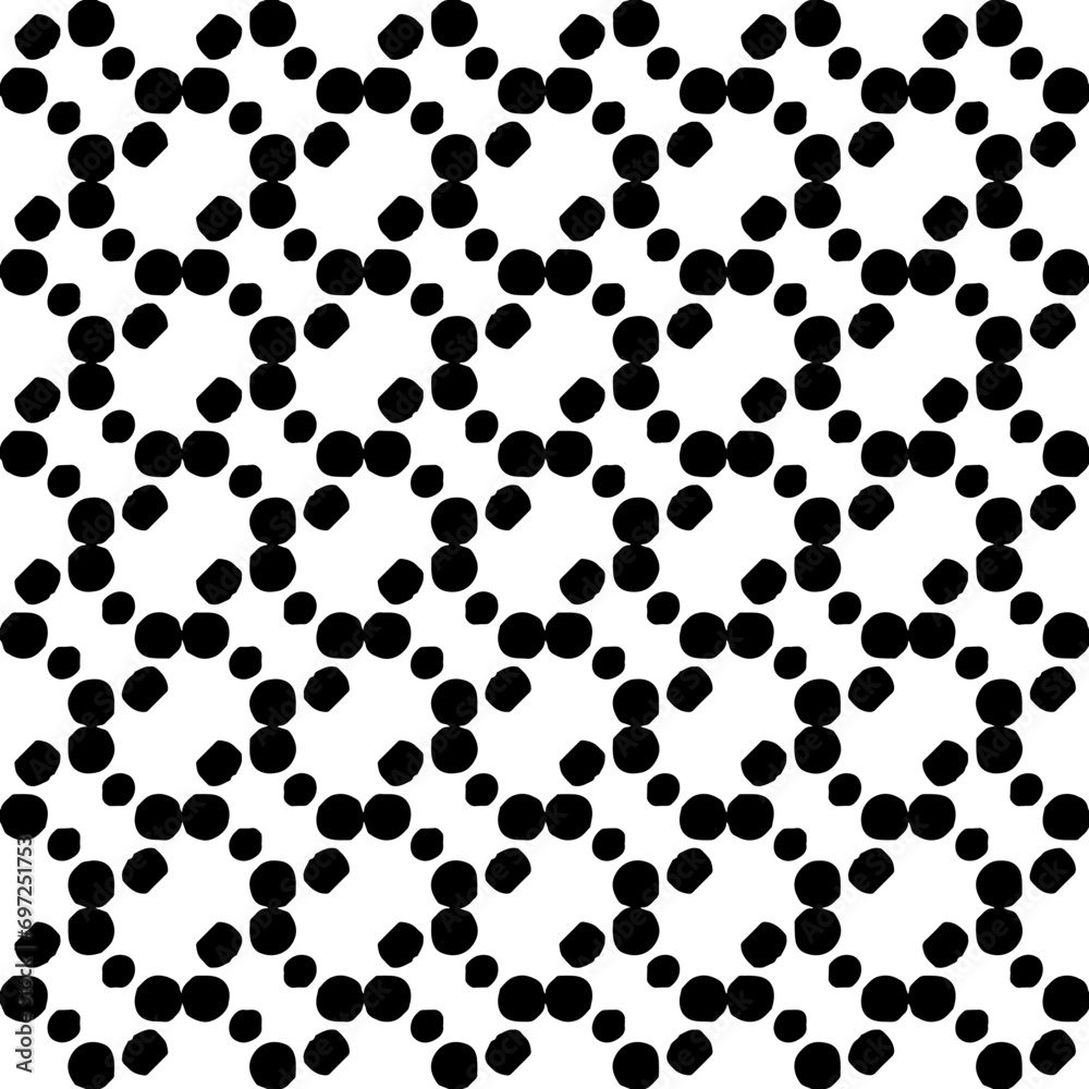 Abstract Shapes.Vector Seamless Black and White Pattern.Design element for prints, decoration, cover, textile, digital wallpaper, web background, wrapping paper, clothing, fabric, packaging, cards, ti Abstract Shapes.Vector Seamless Black and White Pattern.Design element for prints, decoration, cover, textile, digital wallpaper, web background, wrapping paper, clothing, fabric, packaging, cards, ti
