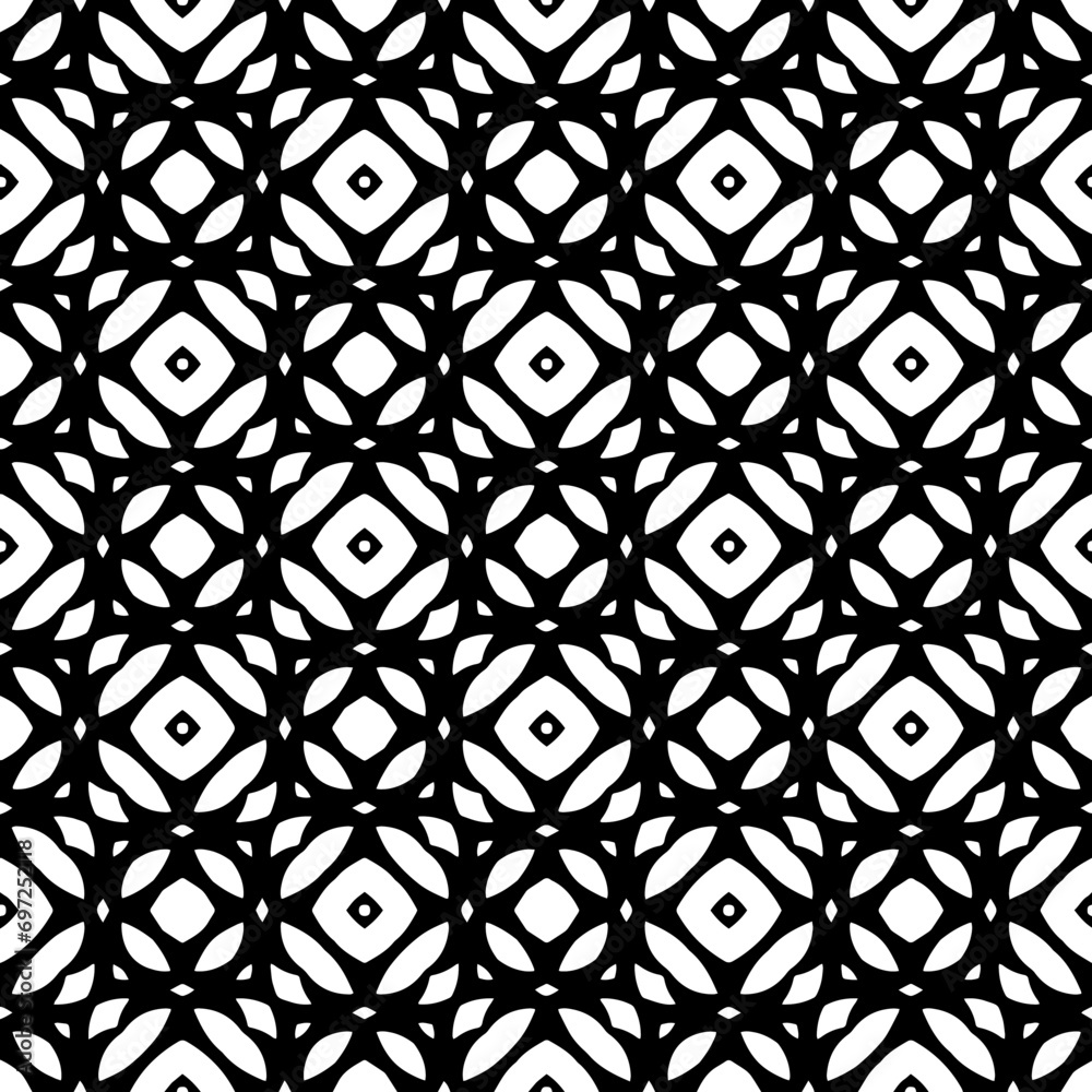 Abstract Shapes.Vector Seamless Black and White Pattern.Design element for prints, decoration, cover, textile, digital wallpaper, web background, wrapping paper, clothing, fabric, packaging, cards, ti Abstract Shapes.Vector Seamless Black and White Pattern.Design element for prints, decoration, cover, textile, digital wallpaper, web background, wrapping paper, clothing, fabric, packaging, cards, ti
