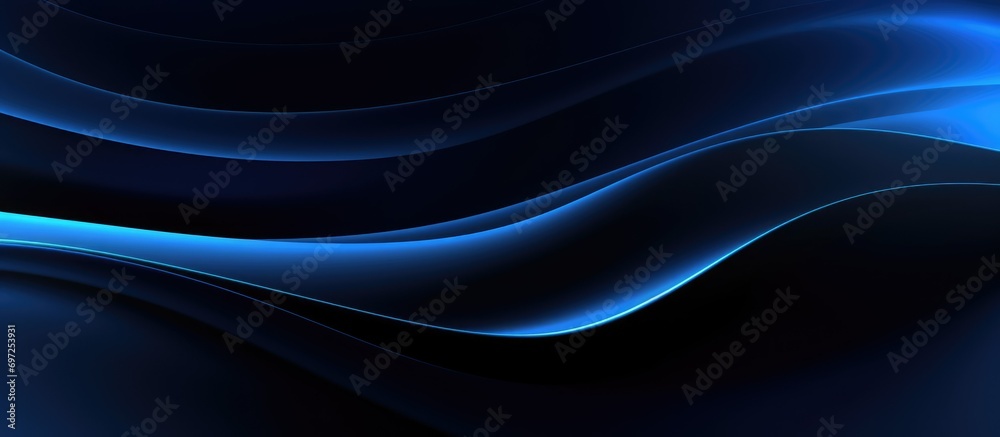 Fototapeta premium Modern black blue abstract background. Minimal. Color gradient. Dark.