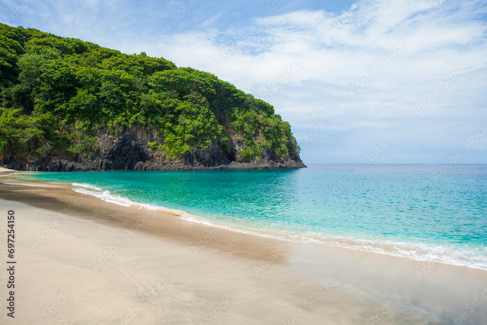 Virgin beach or White Sand beach in Bali, Indonesia Virgin beach or White Sand beach in Bali, Indonesia