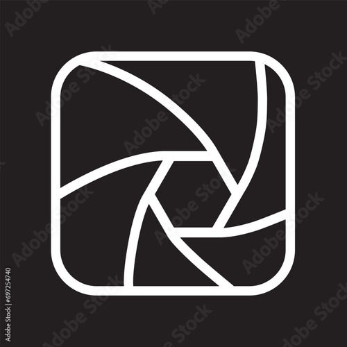 logo, camera, window cover, lens, background, pattern, figurine, icon, abstract, essence, vector, business, affair, design, isolated, art, illustration, concept, white, template, digital, circle, arou