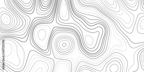 Topographic map background concept with space for your copy. The concept of a conditional geography scheme and the terrain path. Vector abstract illustration. Geography concept.