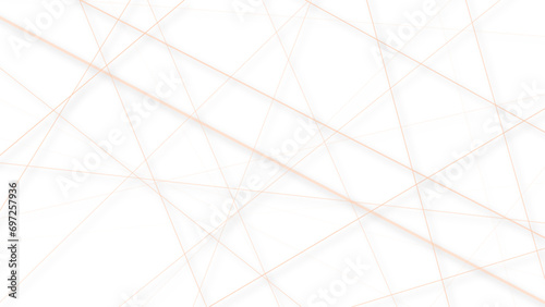 Chaotic abstract line seamless pattern. Random geometric line seamless pattern. Brown outline monochrome texture. Vector illustration.