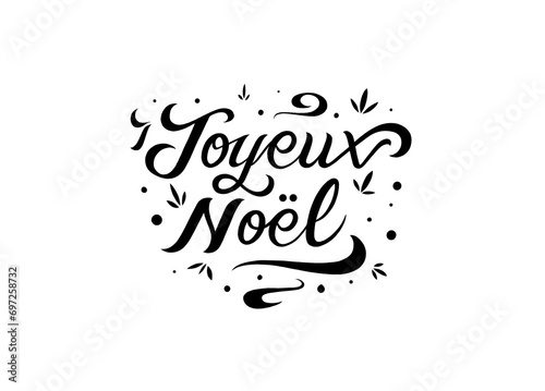 Joyeux Noël lettering (ID: 697258732)