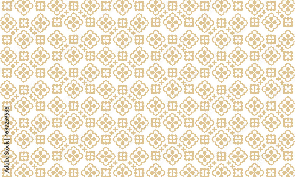 Islamic floral pattern decorative design background vector