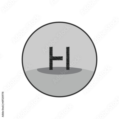 Initial Letter Logo H Template Vector Design