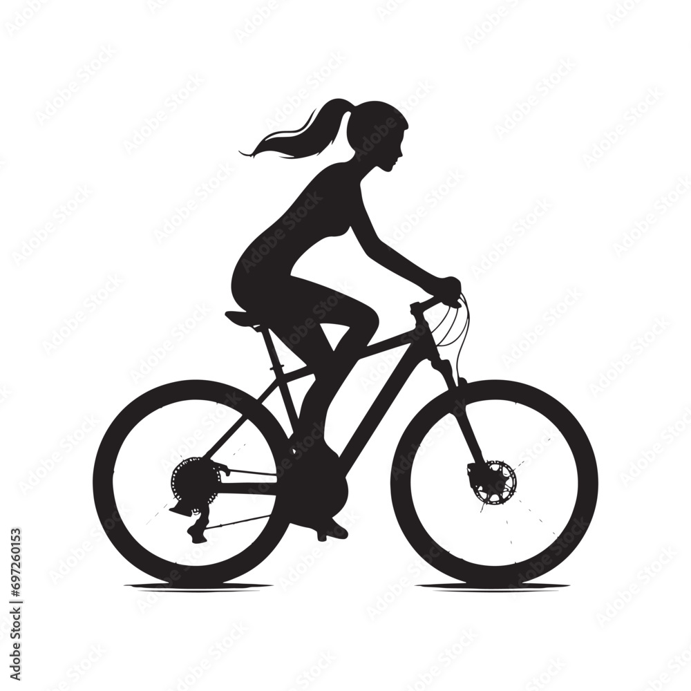 Cycling Enthusiast: Woman Cycling Silhouette at Sunrise, Healthy Lifestyle and Outdoor Fitness Concept - Graceful Girl Riding Bike in Inspiring Silhouette
Cycling Enthusiast: Woman Cycling Silhouette at Sunrise, Healthy Lifestyle and Outdoor Fitness Concept - Graceful Girl Riding Bike in Inspiring Silhouette