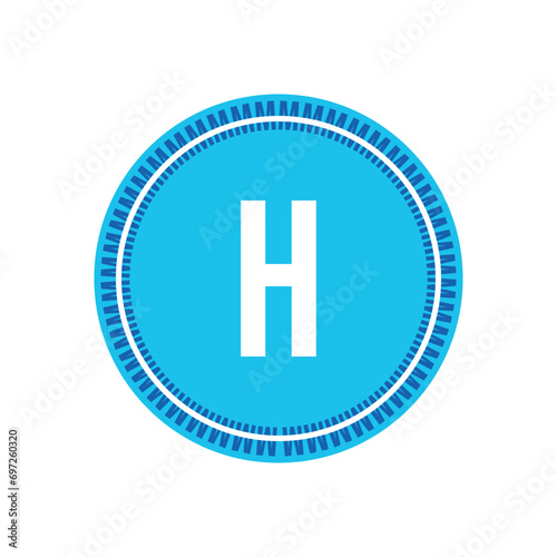 Initial Letter Logo H Template Vector Design