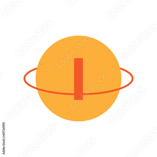 Initial Letter Logo I Template Vector Design