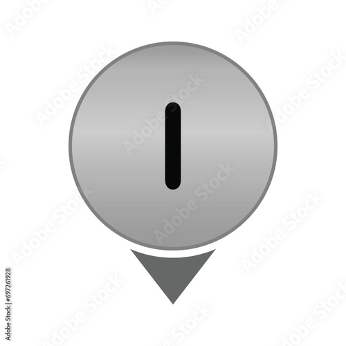 Initial Letter Logo I Template Vector Design