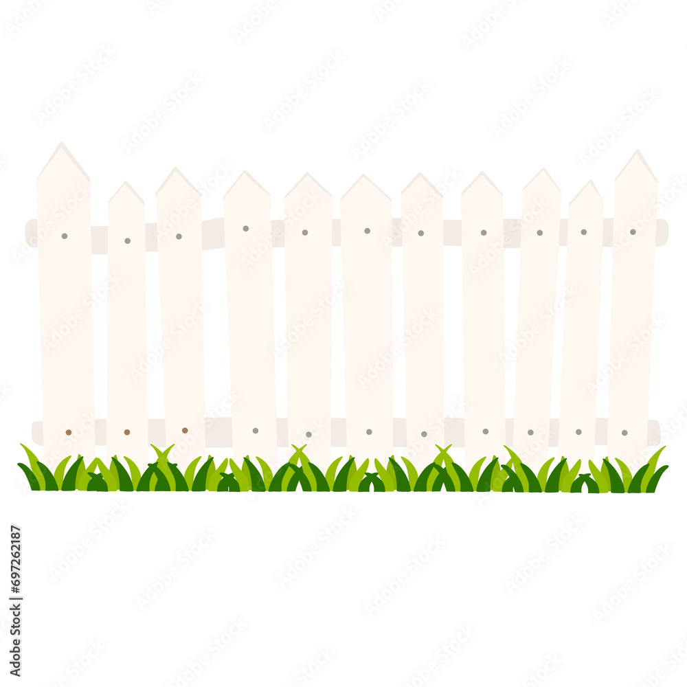 wooden fence isolated on white background wooden fence isolated on white background