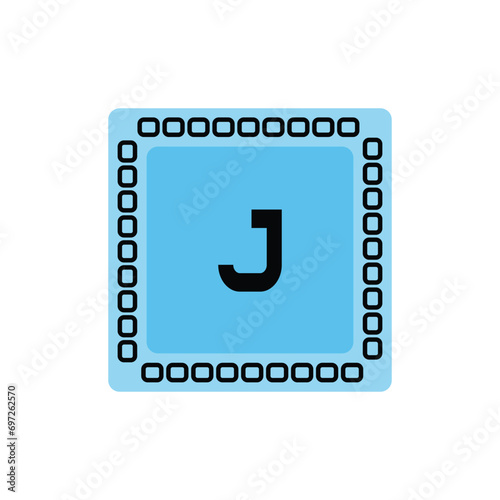 Initial Letter Logo J Template Vector Design