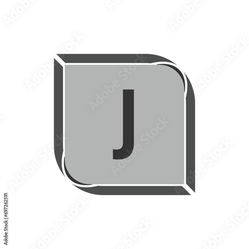 Initial Letter Logo J Template Vector Design