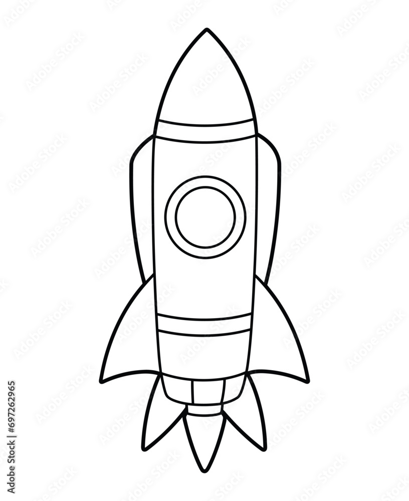 Cute and funny coloring page of a rocket. Provides hours of coloring fun for children. To color this page is very easy. Suitable for little kids and toddlers. Cute and funny coloring page of a rocket. Provides hours of coloring fun for children. To color this page is very easy. Suitable for little kids and toddlers.