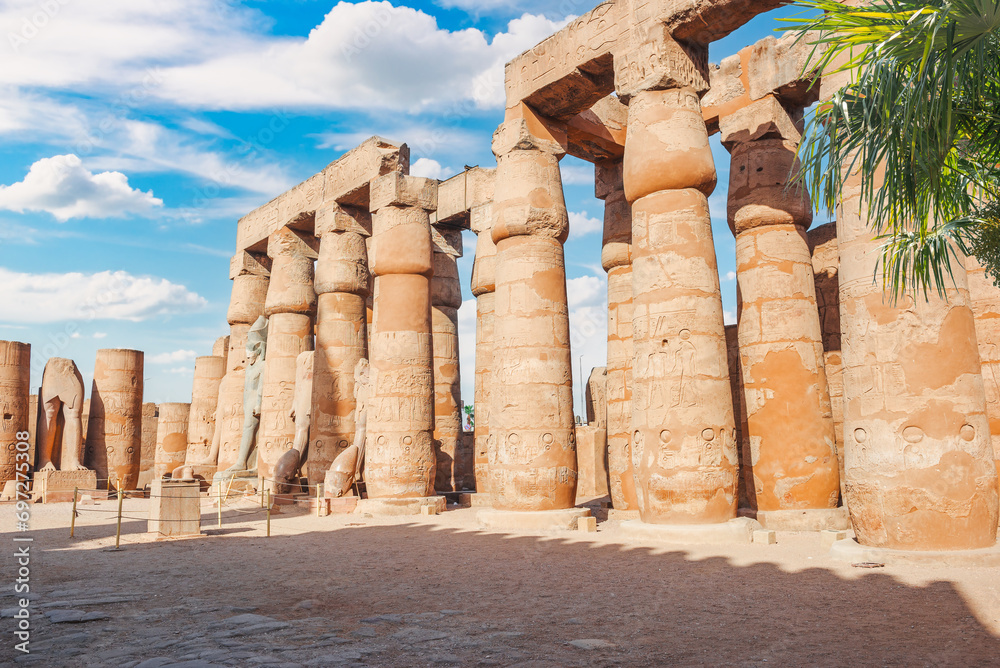 Ruined columns in Luxor