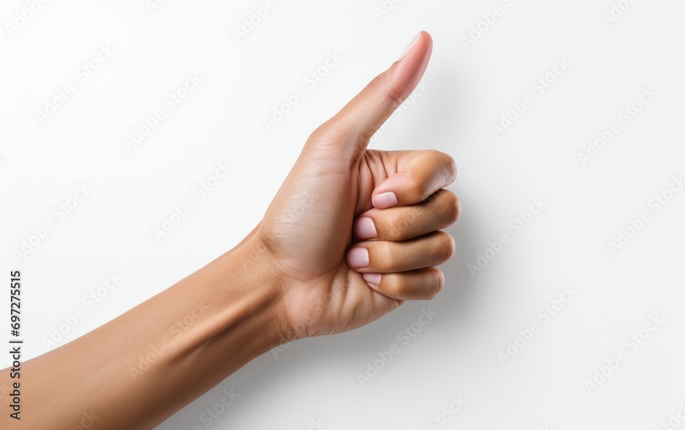 hand gesture fingers close-up on a white background hand gesture fingers close-up on a white background