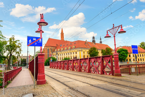 Sand bridge in Wroclaw