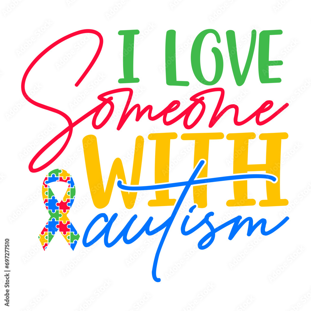 Obraz premium AUTISM SVG DESIGN 